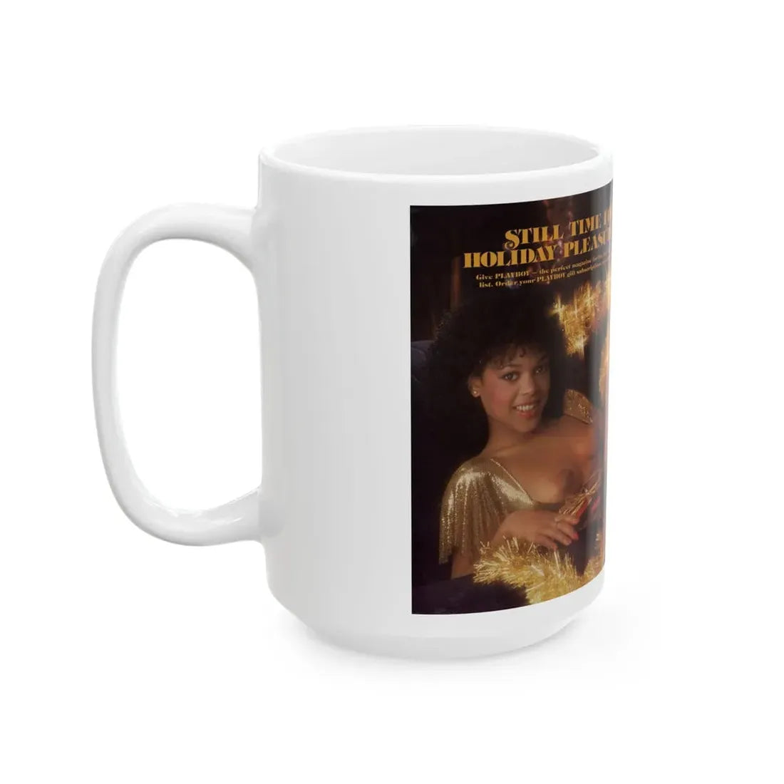 Ola Ray #80 (Vintage Female Icon) White Coffee Mug - Go Mug Yourself