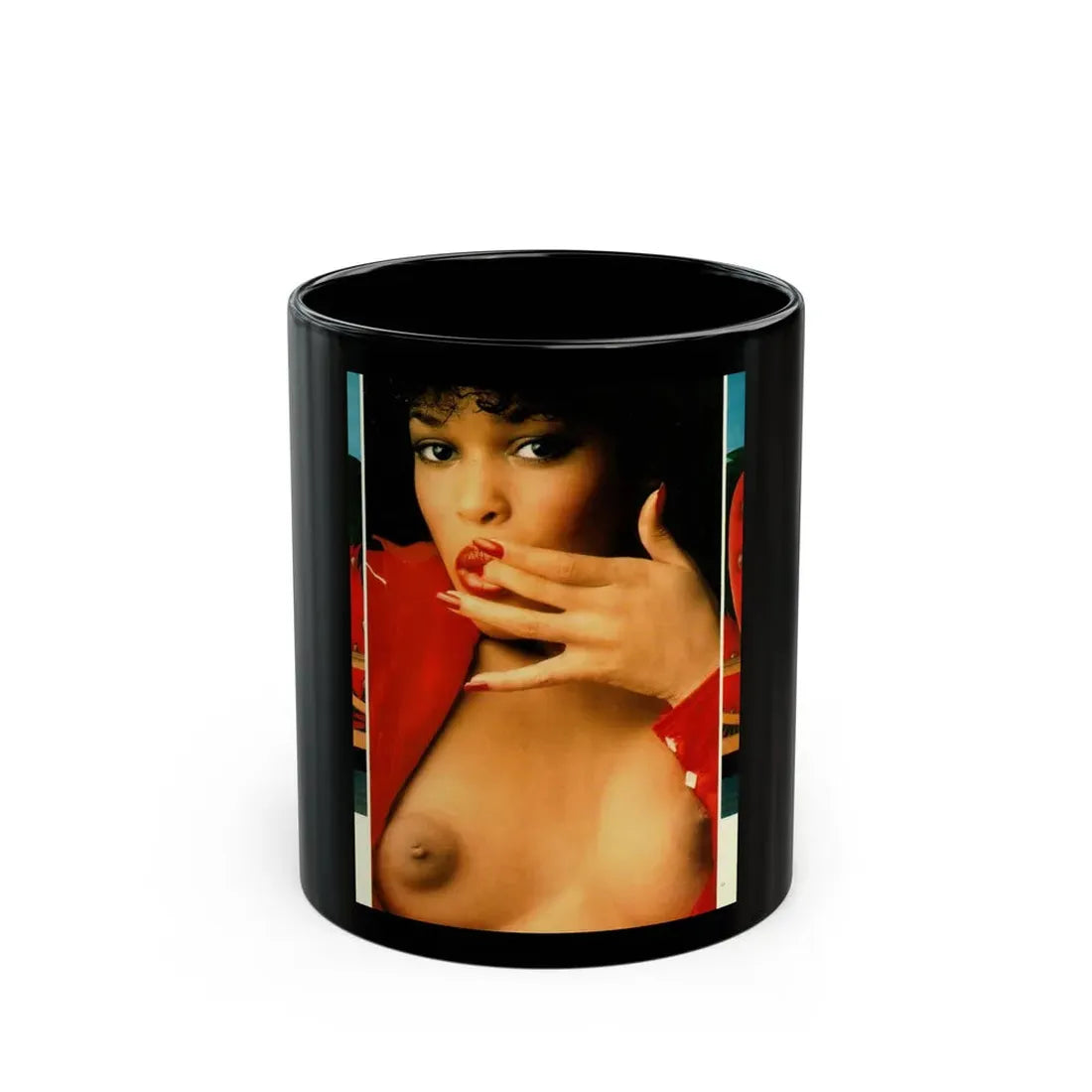 Ola Ray #81 (Vintage Female Icon) Black Coffee Mug 11oz - Go Mug Yourself