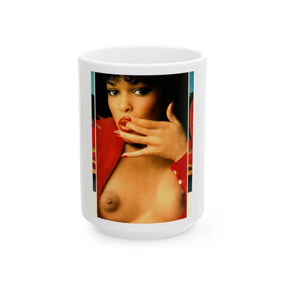 Ola Ray #81 (Vintage Female Icon) White Coffee Mug-15oz-Go Mug Yourself