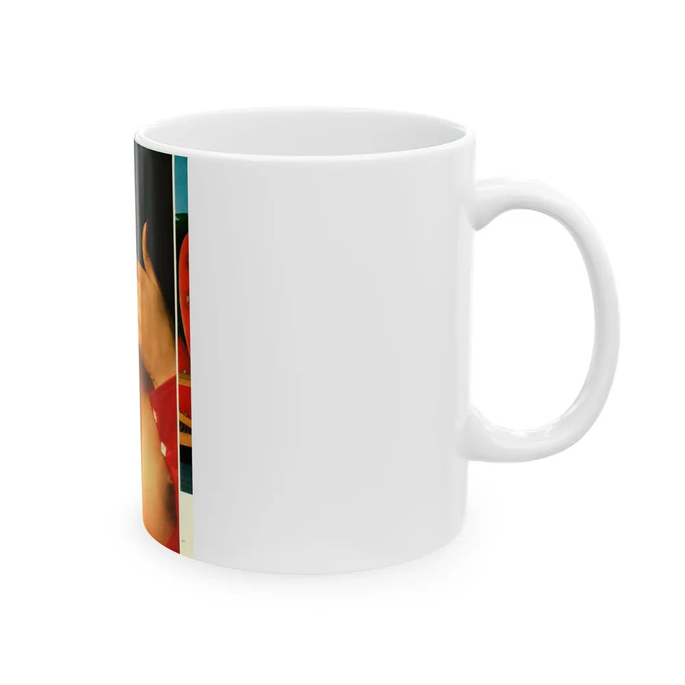 Ola Ray #81 (Vintage Female Icon) White Coffee Mug-Go Mug Yourself