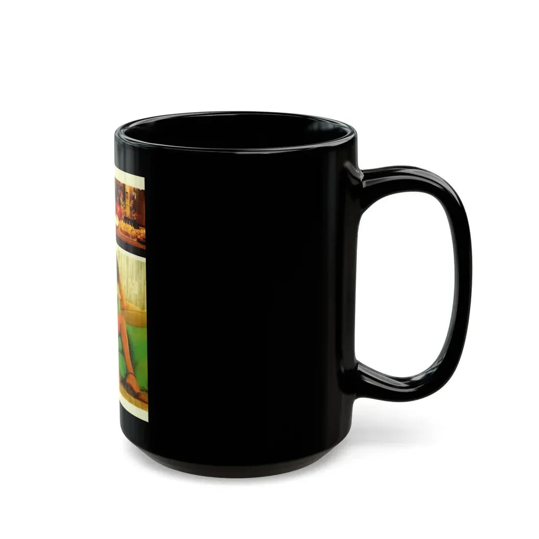 Ola Ray #82 (Vintage Female Icon) Black Coffee Mug - Go Mug Yourself