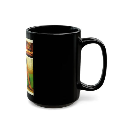 Ola Ray #82 (Vintage Female Icon) Black Coffee Mug - Go Mug Yourself