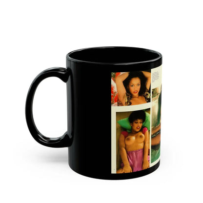 Ola Ray #83 (Vintage Female Icon) Black Coffee Mug-Go Mug Yourself