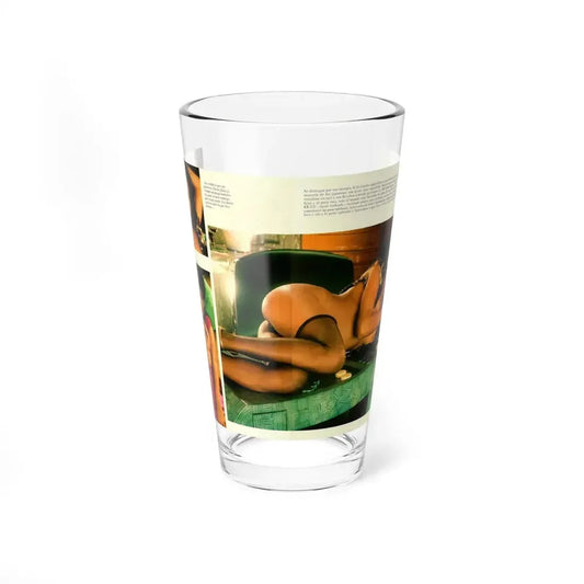 Ola Ray #83 (Vintage Female Icon) Pint Glass 16oz 16oz - Go Mug Yourself