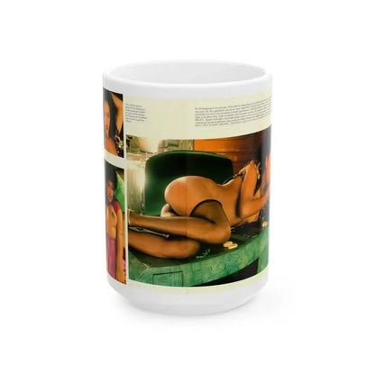 Ola Ray #83 (Vintage Female Icon) White Coffee Mug 15oz - Go Mug Yourself