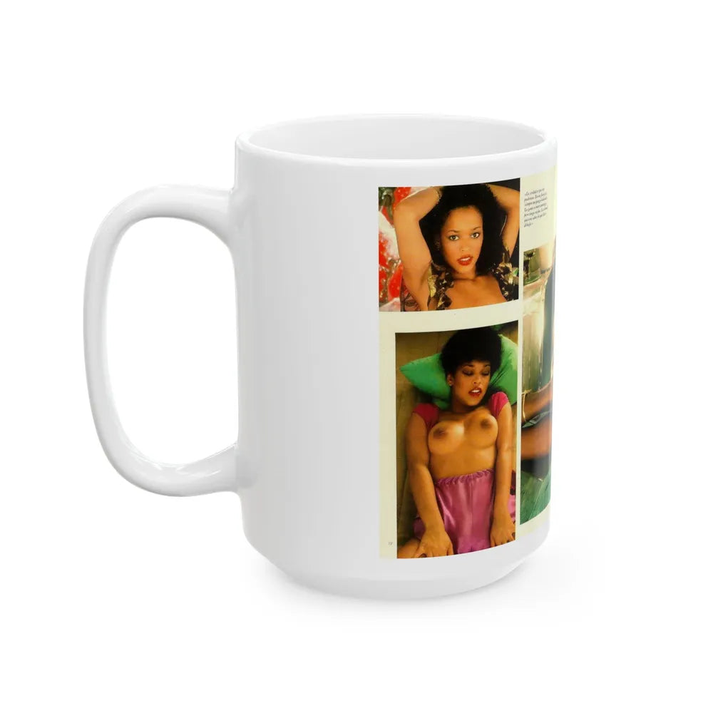 Ola Ray #83 (Vintage Female Icon) White Coffee Mug-Go Mug Yourself