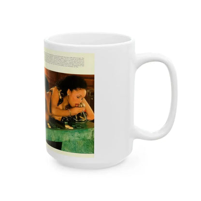 Ola Ray #83 (Vintage Female Icon) White Coffee Mug - Go Mug Yourself