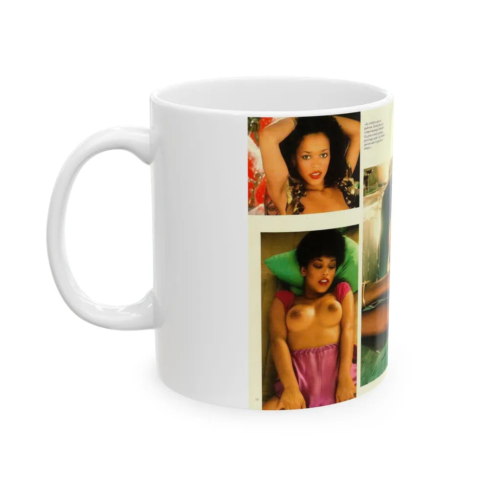 Ola Ray #83 (Vintage Female Icon) White Coffee Mug-Go Mug Yourself