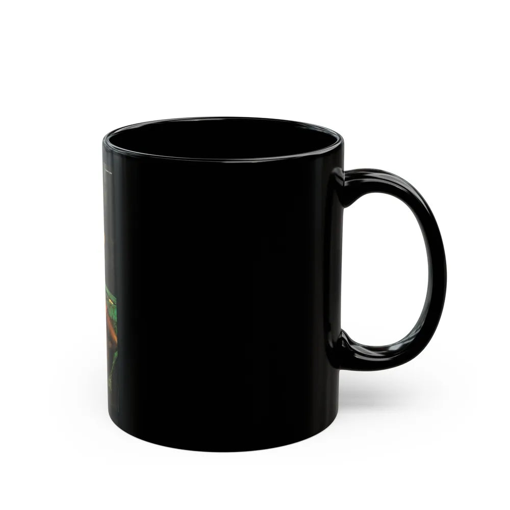 Ola Ray #84 (Vintage Female Icon) Black Coffee Mug-Go Mug Yourself