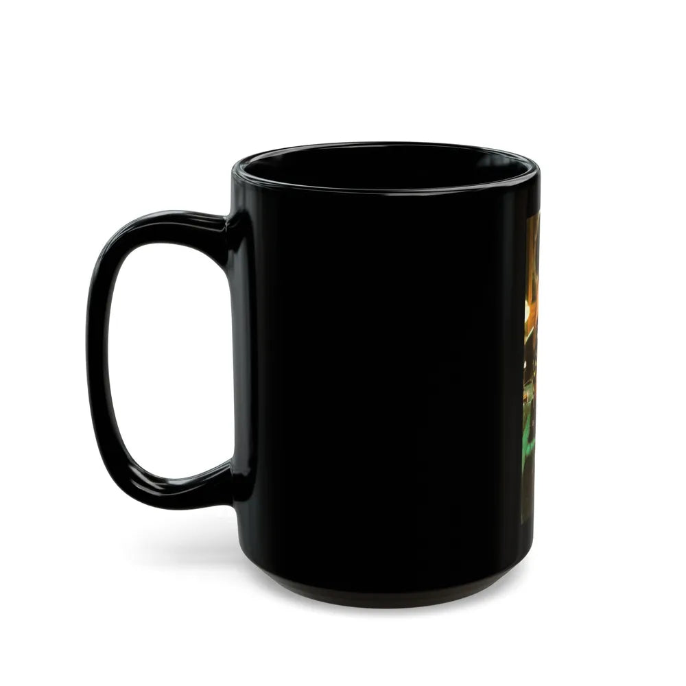 Ola Ray #84 (Vintage Female Icon) Black Coffee Mug-Go Mug Yourself