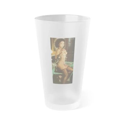 Ola Ray #84 (Vintage Female Icon) Frosted Pint Glass 16oz 16oz Frosted - Go Mug Yourself