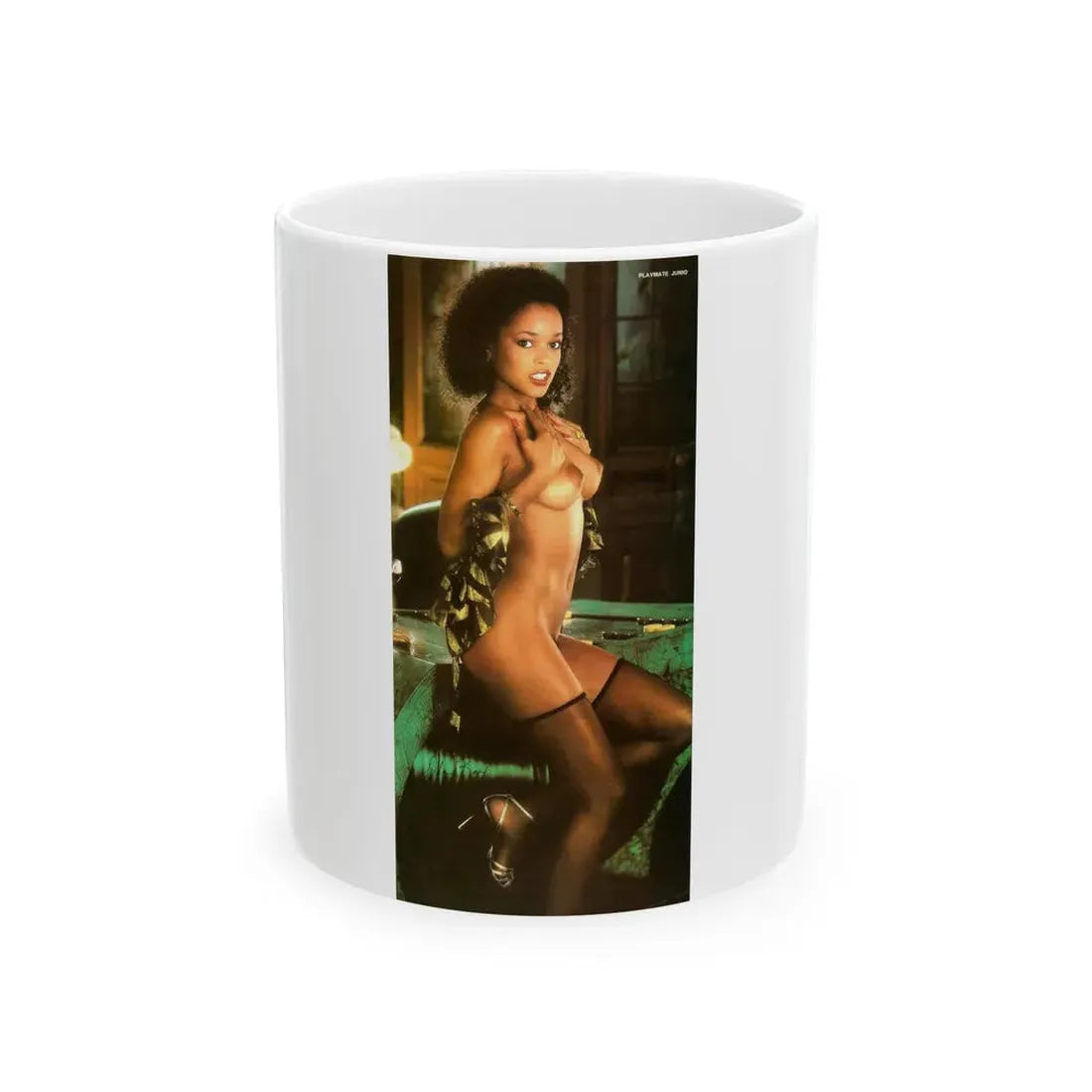 Ola Ray #84 (Vintage Female Icon) White Coffee Mug 11oz - Go Mug Yourself