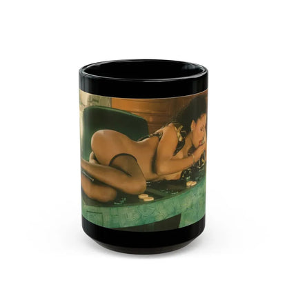 Ola Ray #85 (Vintage Female Icon) Black Coffee Mug 15oz - Go Mug Yourself