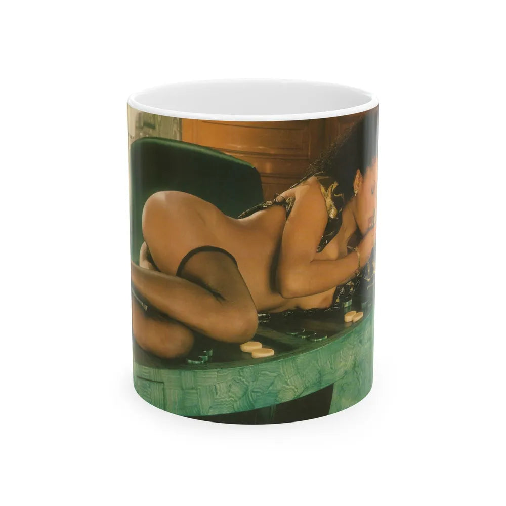 Ola Ray #85 (Vintage Female Icon) White Coffee Mug-11oz-Go Mug Yourself