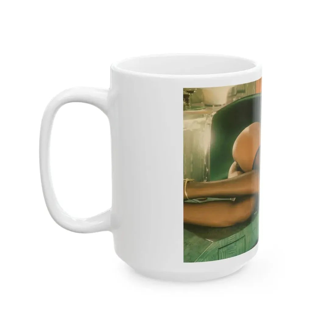 Ola Ray #85 (Vintage Female Icon) White Coffee Mug - Go Mug Yourself