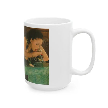 Ola Ray #85 (Vintage Female Icon) White Coffee Mug - Go Mug Yourself