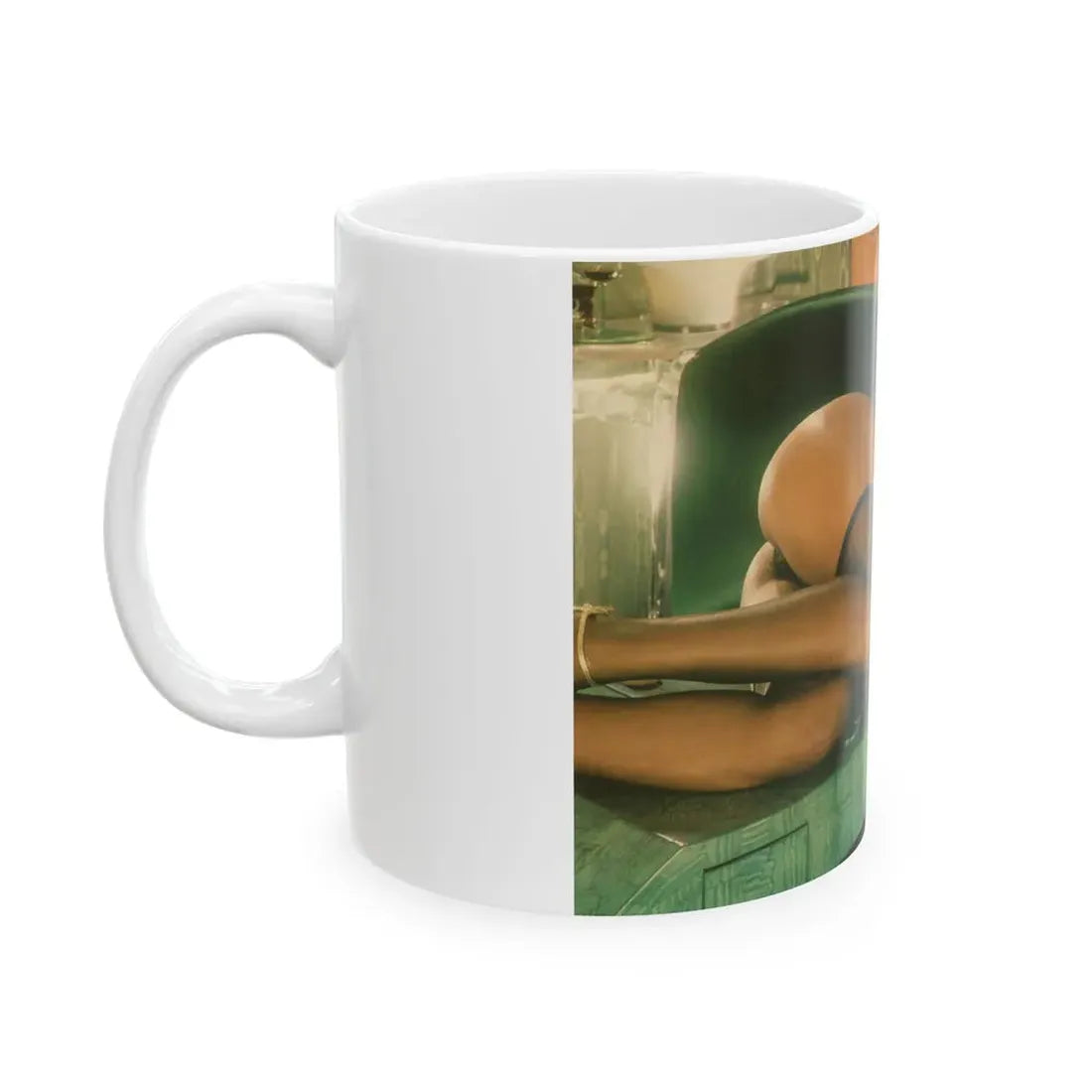 Ola Ray #85 (Vintage Female Icon) White Coffee Mug - Go Mug Yourself