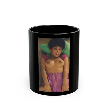 Ola Ray #86 (Vintage Female Icon) Black Coffee Mug-11oz-Go Mug Yourself