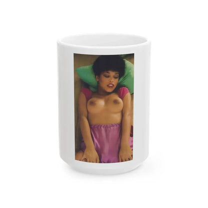 Ola Ray #86 (Vintage Female Icon) White Coffee Mug 15oz - Go Mug Yourself