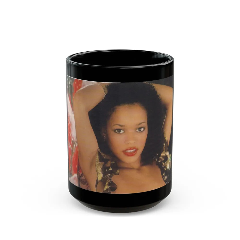 Ola Ray #87 (Vintage Female Icon) Black Coffee Mug-15oz-Go Mug Yourself