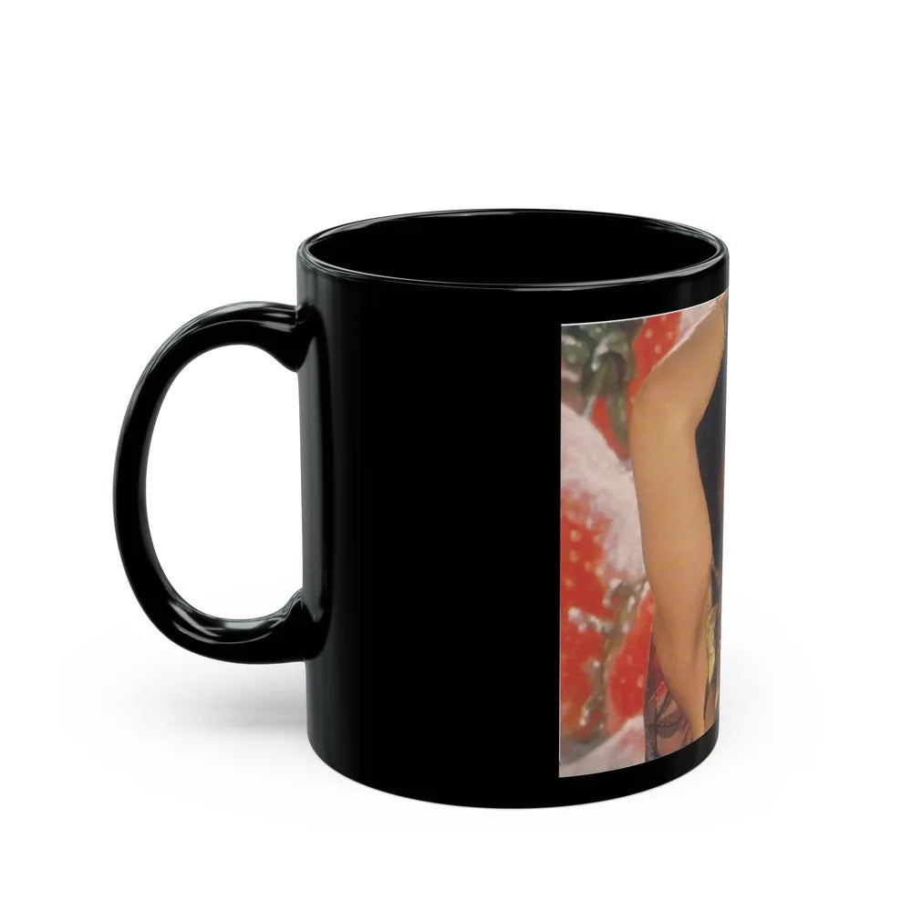 Ola Ray #87 (Vintage Female Icon) Black Coffee Mug-Go Mug Yourself