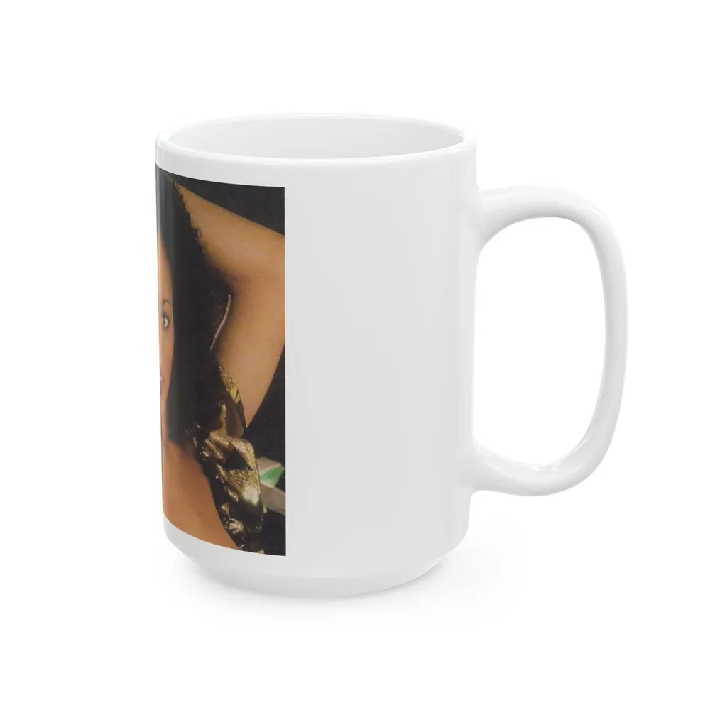 Ola Ray #87 (Vintage Female Icon) White Coffee Mug-Go Mug Yourself