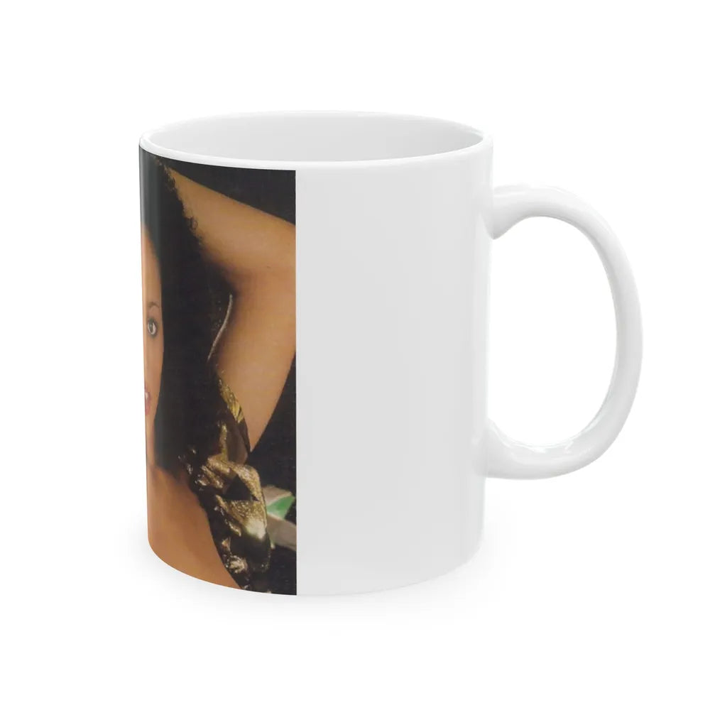 Ola Ray #87 (Vintage Female Icon) White Coffee Mug-Go Mug Yourself