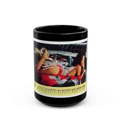 Ola Ray #88 (Vintage Female Icon) Black Coffee Mug 15oz - Go Mug Yourself