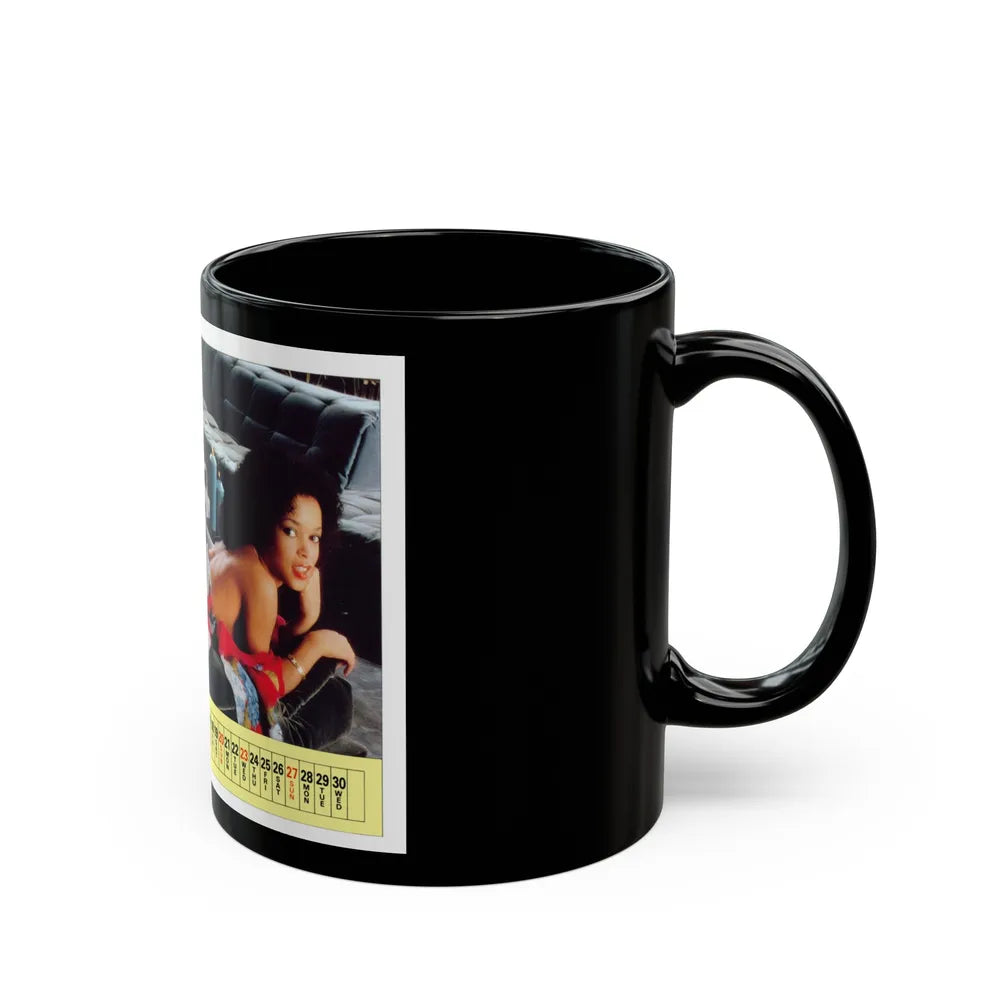 Ola Ray #88 (Vintage Female Icon) Black Coffee Mug-Go Mug Yourself