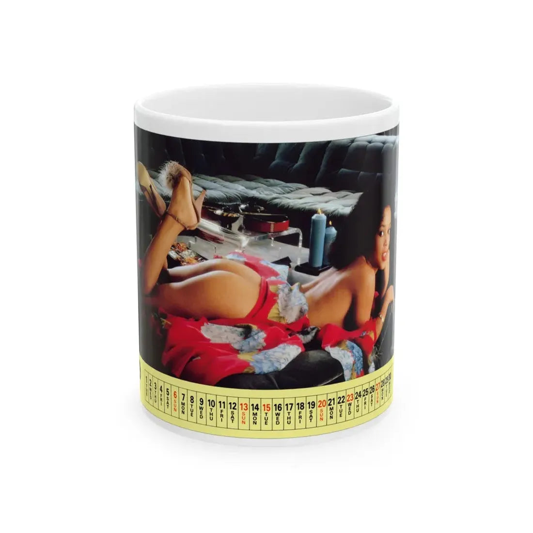 Ola Ray #88 (Vintage Female Icon) White Coffee Mug 11oz - Go Mug Yourself