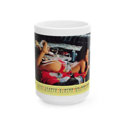 Ola Ray #88 (Vintage Female Icon) White Coffee Mug 15oz - Go Mug Yourself