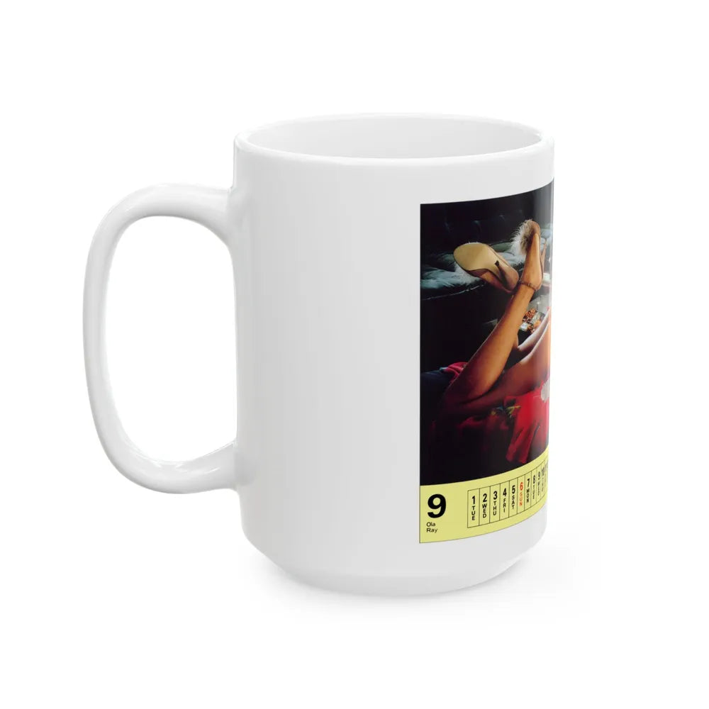 Ola Ray #88 (Vintage Female Icon) White Coffee Mug-Go Mug Yourself