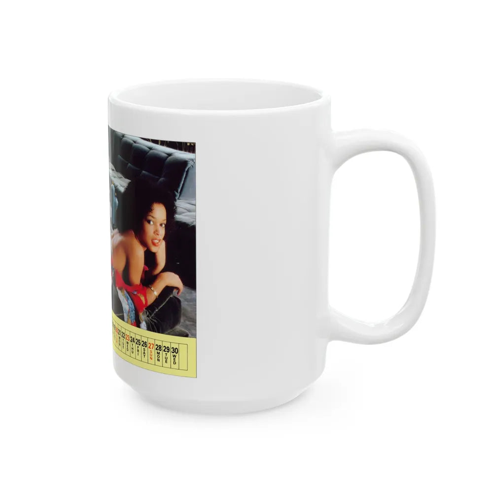 Ola Ray #88 (Vintage Female Icon) White Coffee Mug-Go Mug Yourself