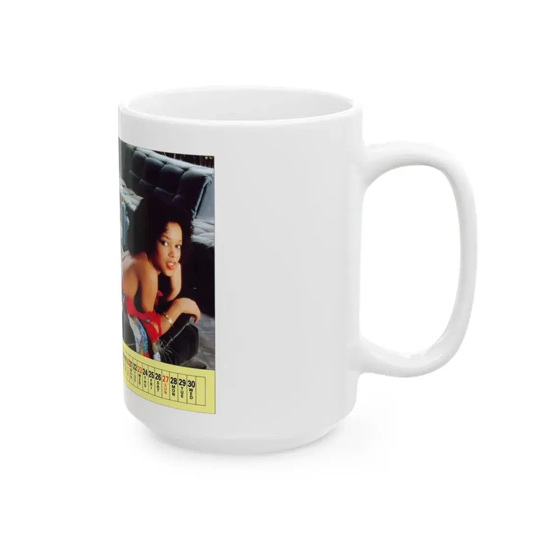 Ola Ray #88 (Vintage Female Icon) White Coffee Mug - Go Mug Yourself