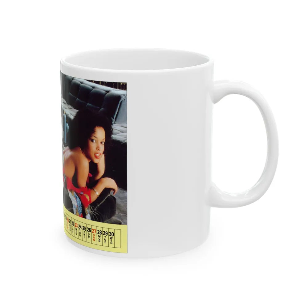 Ola Ray #88 (Vintage Female Icon) White Coffee Mug-Go Mug Yourself