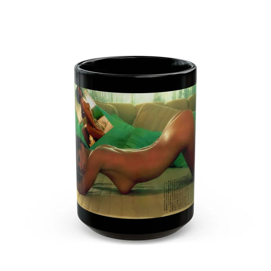 Ola Ray #89 (Vintage Female Icon) Black Coffee Mug-15oz-Go Mug Yourself