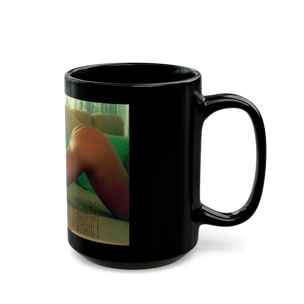 Ola Ray #89 (Vintage Female Icon) Black Coffee Mug-Go Mug Yourself