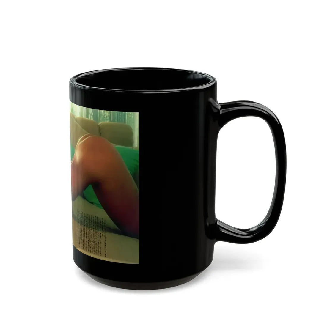 Ola Ray #89 (Vintage Female Icon) Black Coffee Mug - Go Mug Yourself