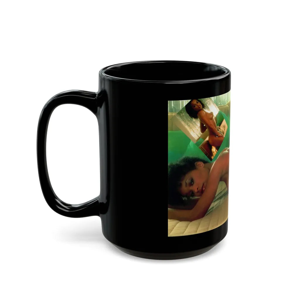 Ola Ray #89 (Vintage Female Icon) Black Coffee Mug-Go Mug Yourself