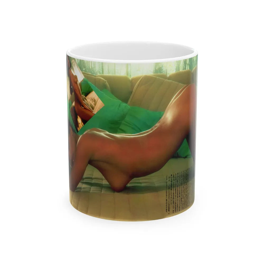 Ola Ray #89 (Vintage Female Icon) White Coffee Mug-11oz-Go Mug Yourself