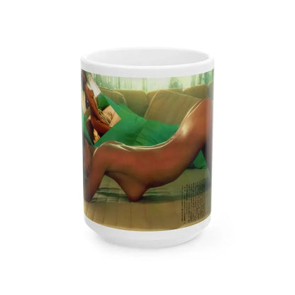 Ola Ray #89 (Vintage Female Icon) White Coffee Mug 15oz - Go Mug Yourself