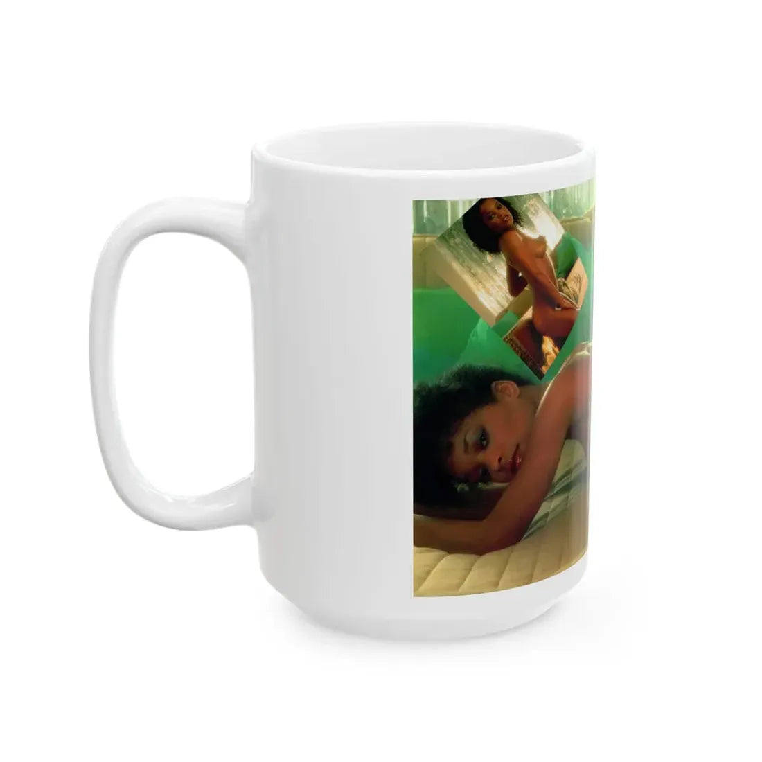 Ola Ray #89 (Vintage Female Icon) White Coffee Mug - Go Mug Yourself