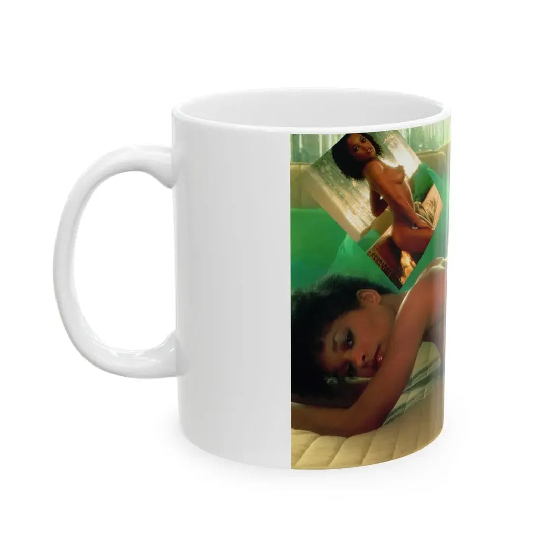 Ola Ray #89 (Vintage Female Icon) White Coffee Mug - Go Mug Yourself