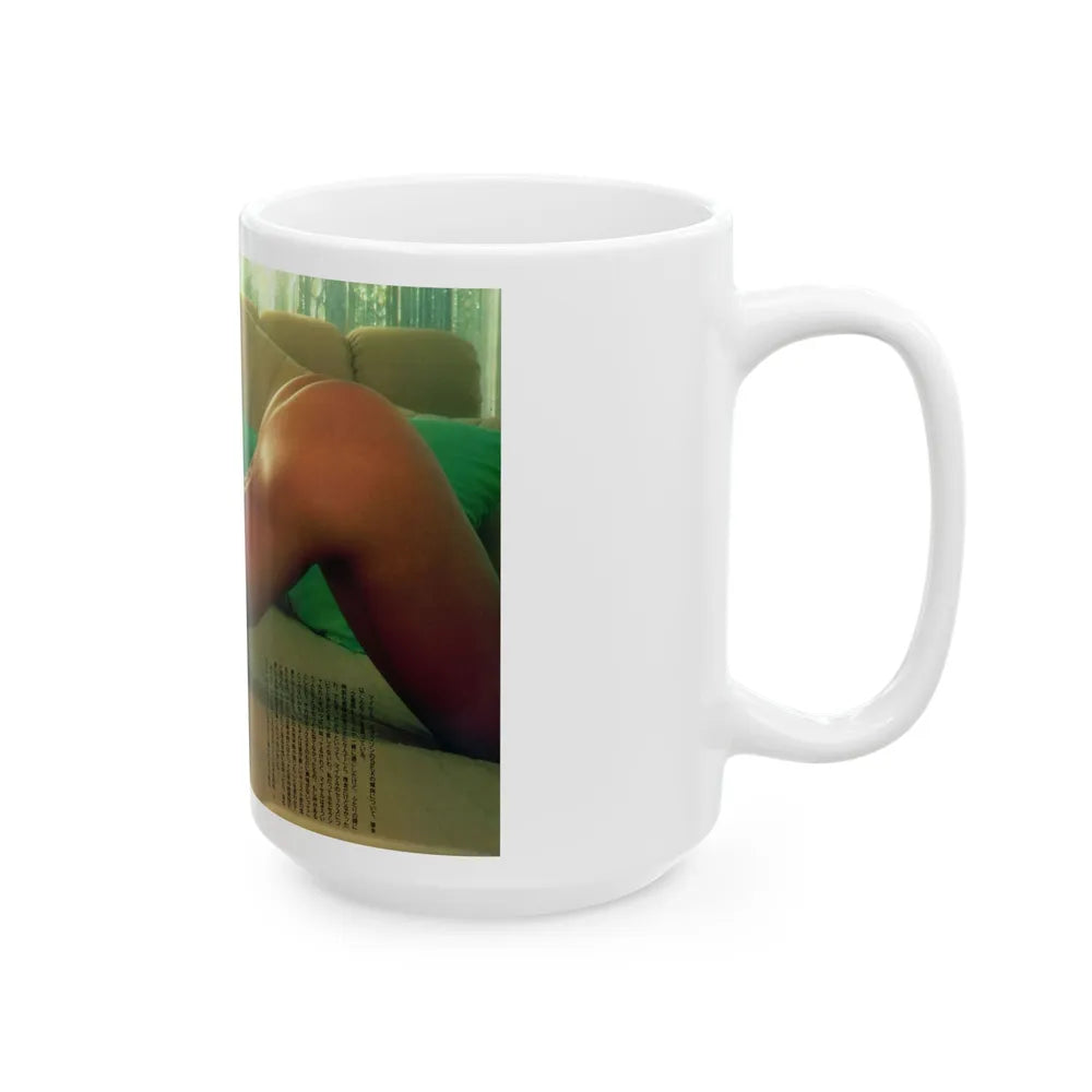 Ola Ray #89 (Vintage Female Icon) White Coffee Mug-Go Mug Yourself