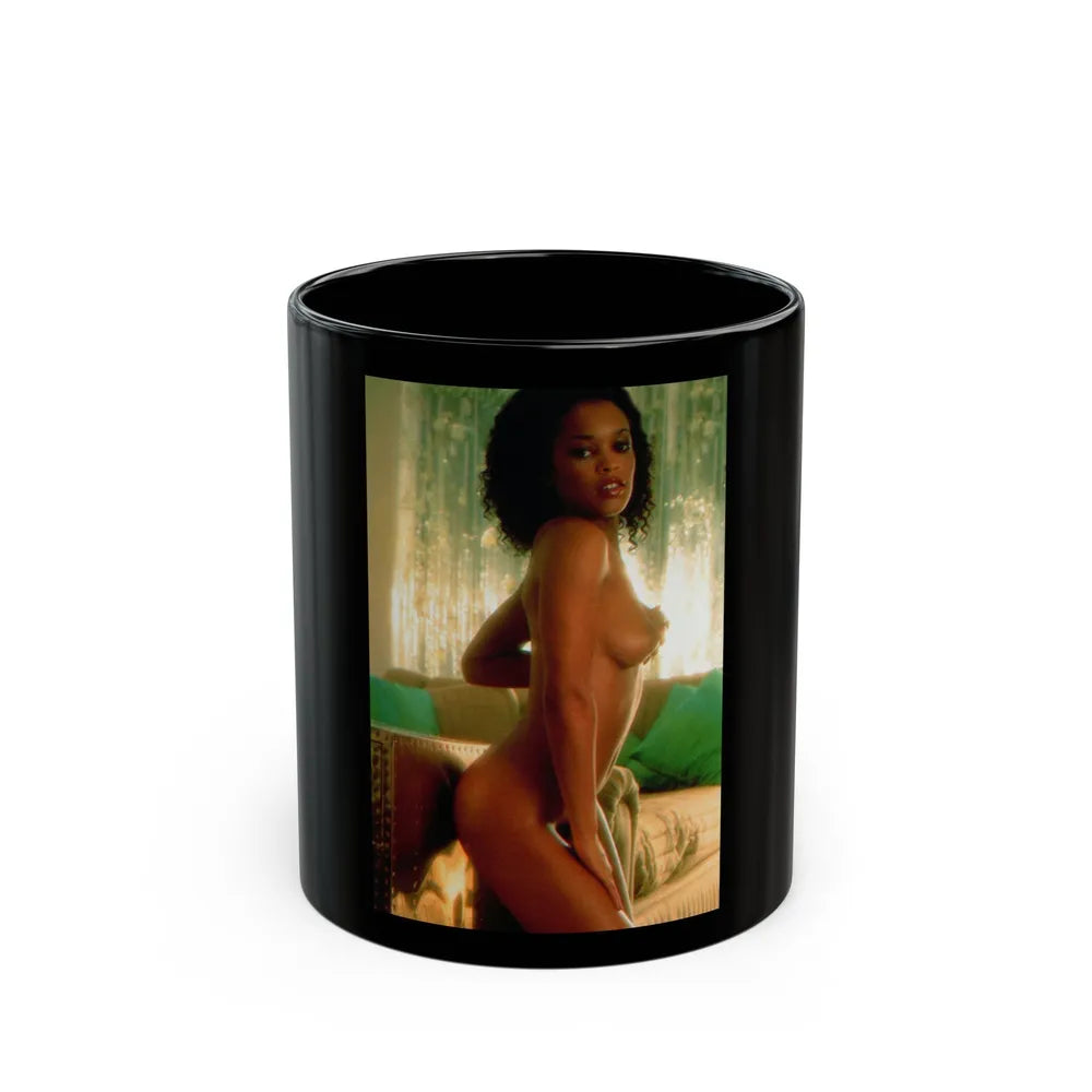 Ola Ray #90 (Vintage Female Icon) Black Coffee Mug-11oz-Go Mug Yourself