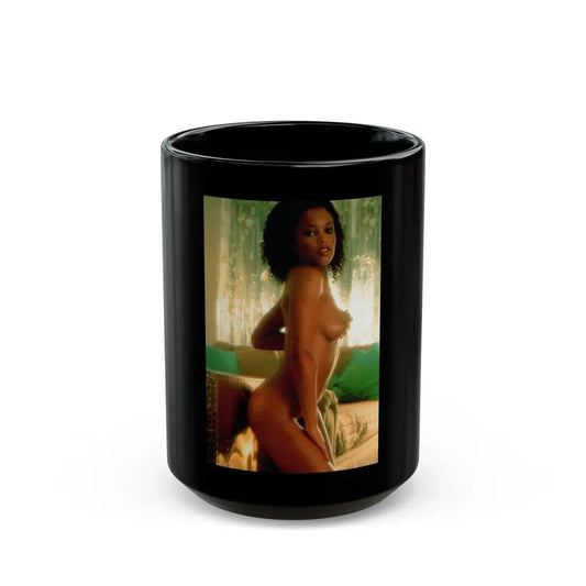 Ola Ray #90 (Vintage Female Icon) Black Coffee Mug 15oz - Go Mug Yourself
