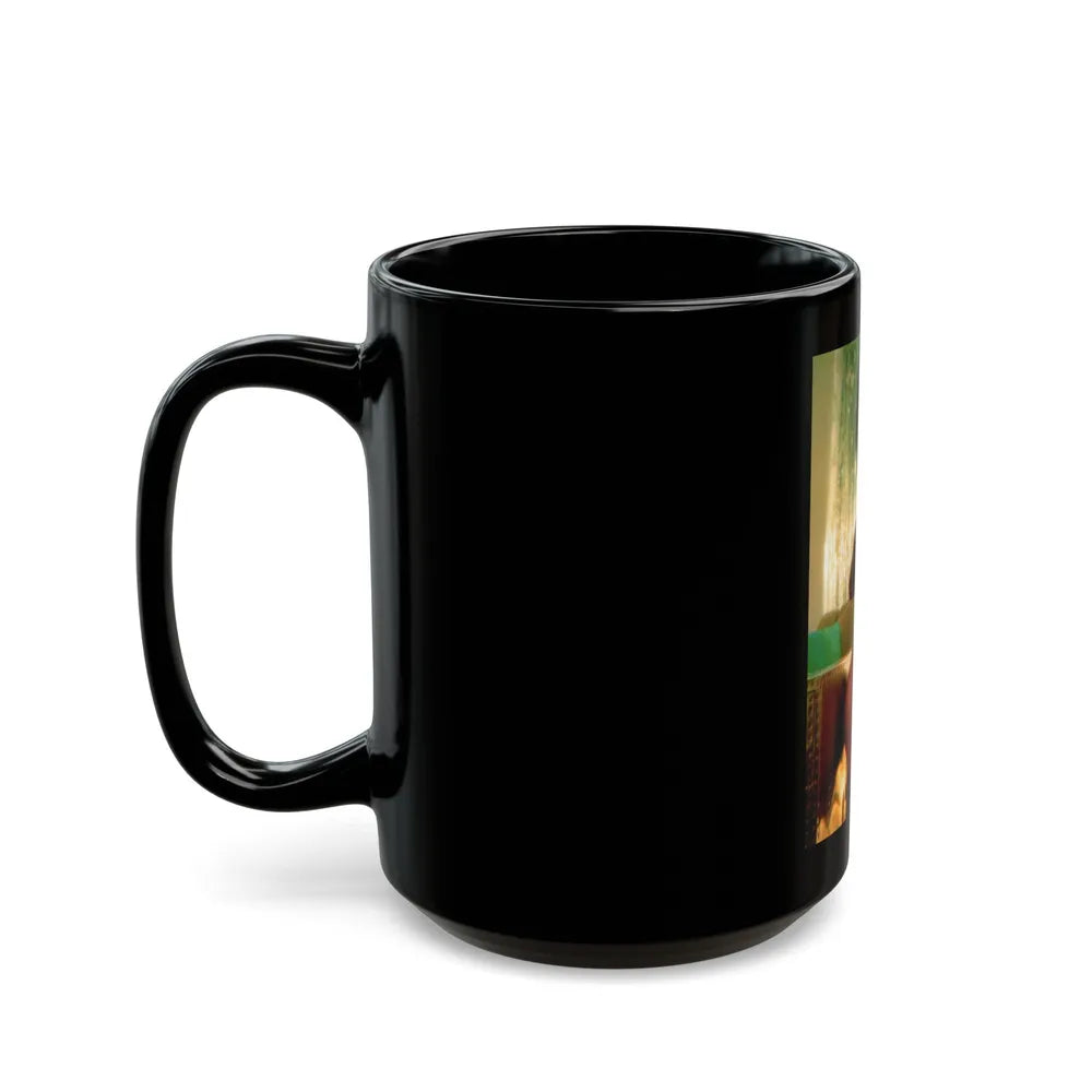 Ola Ray #90 (Vintage Female Icon) Black Coffee Mug-Go Mug Yourself