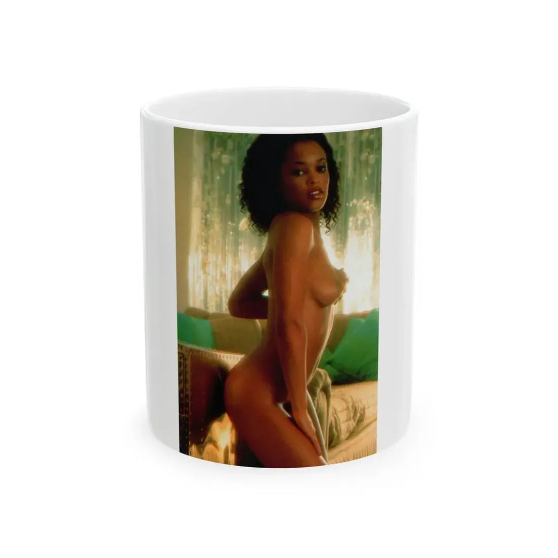Ola Ray #90 (Vintage Female Icon) White Coffee Mug 11oz - Go Mug Yourself