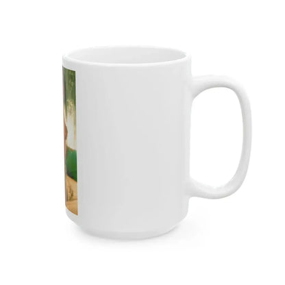 Ola Ray #90 (Vintage Female Icon) White Coffee Mug - Go Mug Yourself