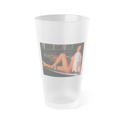 Ola Ray #92 (Vintage Female Icon) Frosted Pint Glass 16oz 16oz Frosted - Go Mug Yourself